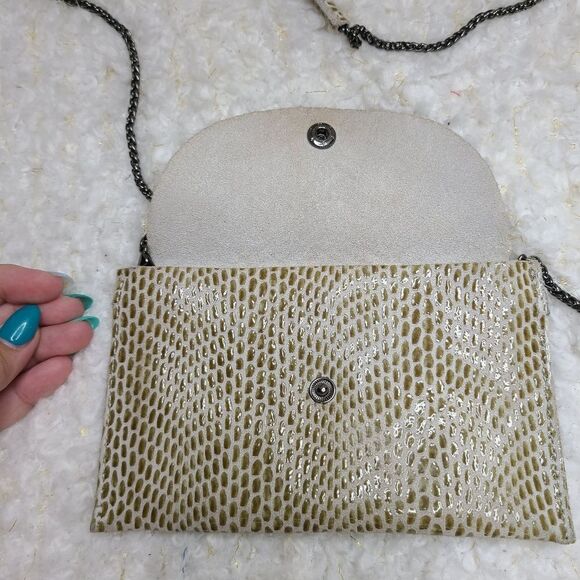 Sorial  New York Soft‎ Snakeskin Embossed Leather Micro Mini Crossbody - Picture 4 of 7